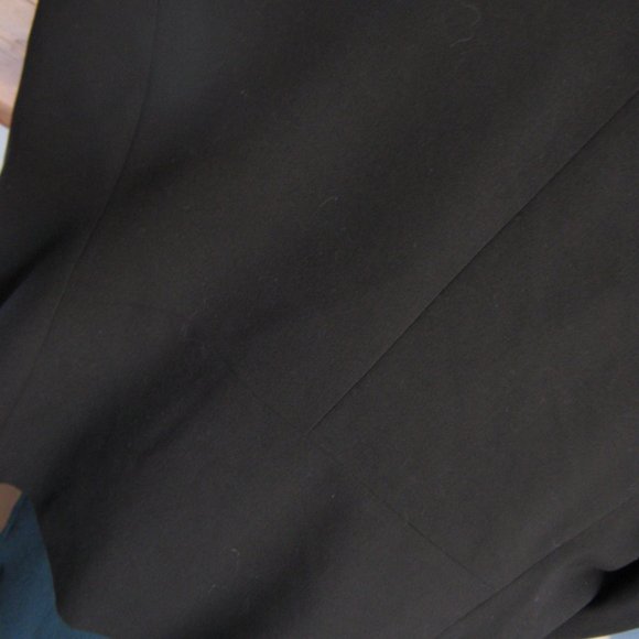 Black Calvin Klein Open Front Blazer - Picture 3 of 5